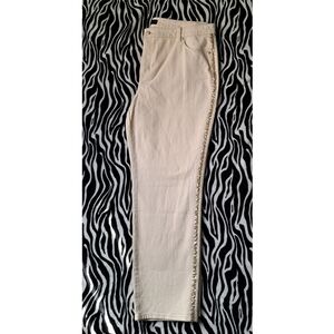 Talbots Cream Straight Leg Jeans 20w